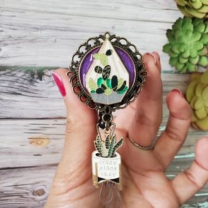 Cactus badge holder